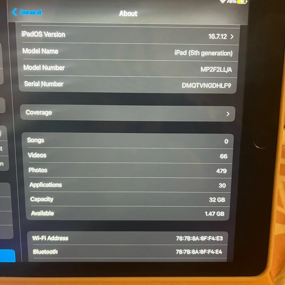 Apple Tablet with Black Bezel
